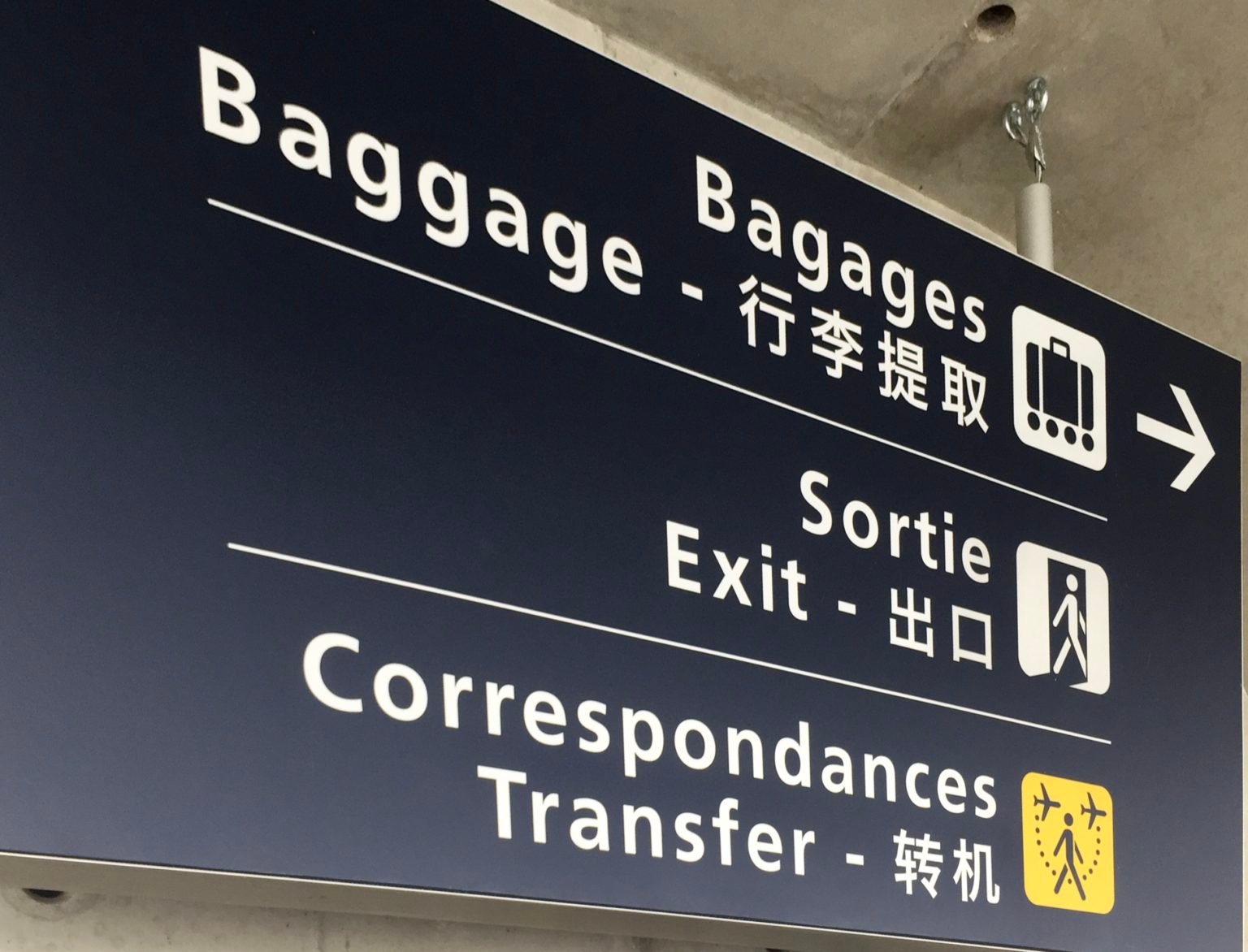 Transit terminal 2F to terminal 2E CHARLES DE GAULLE AIRPORT (Paris CDG)